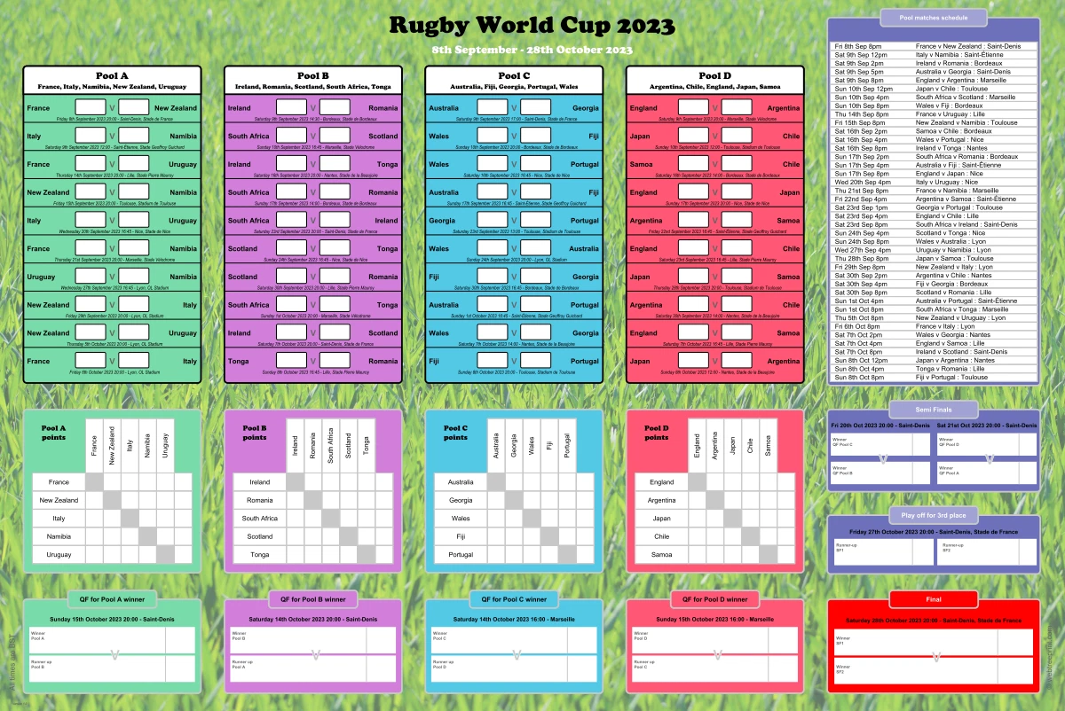 World Cup 2024 Printable Wall Chart Dido Myriam