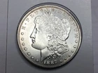 1887-S Morgan Dollar in almost uncirculated