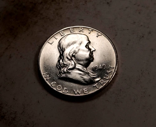 1949-S Franklin Half Dollar * Gem BU * Key Date * 90% Silver * XH212