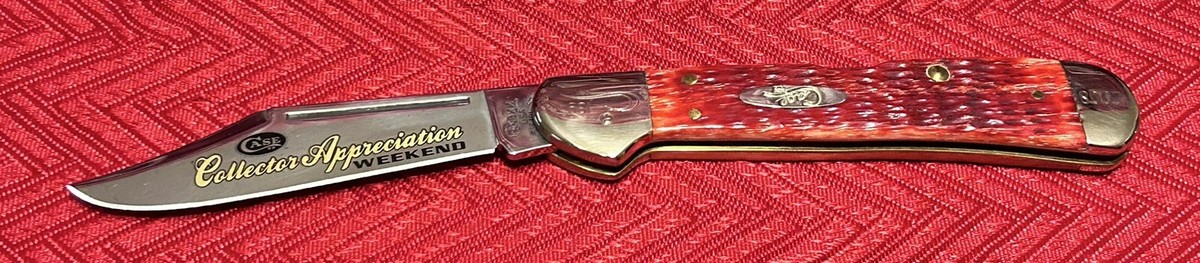 2008 Case XX COLLECTOR APPRECIATION RED Copperlock 61549L Knife