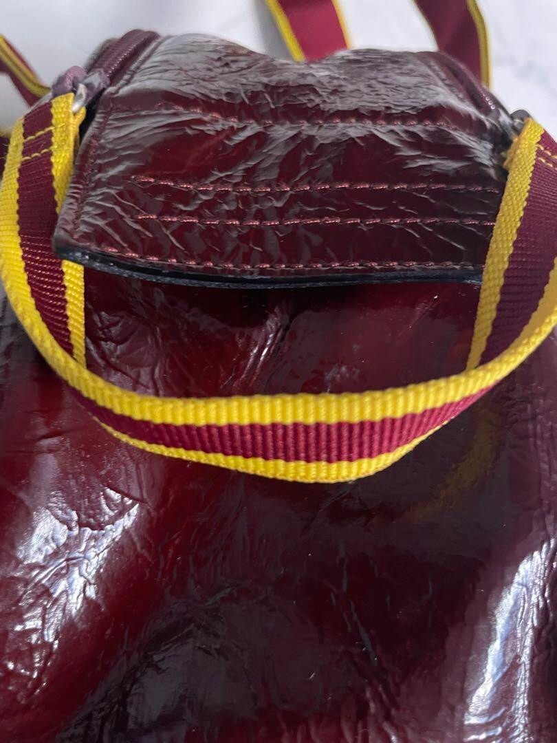 MIU MIU Archive 2000SS Patent Leather Bag Wine Red | eBay