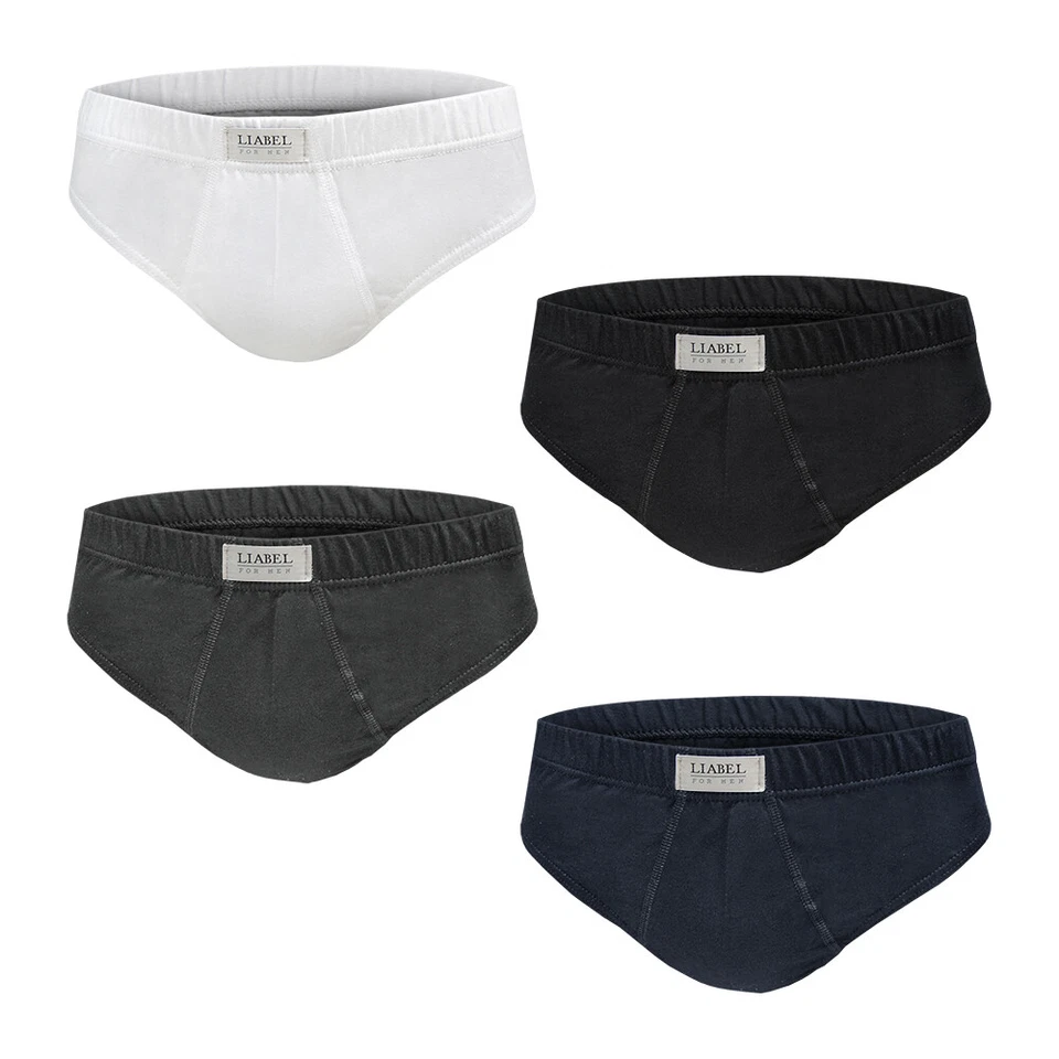 Set 6 Pezzi Uomo SLIP LIABEL Cotone Mercerizzato Assortito Varie Taglie  - Immagine 1 di 1