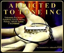 Takamine PRO SERIES Palathetic STEEL String Pickup Assembly / SPLIT Saddle / OEM