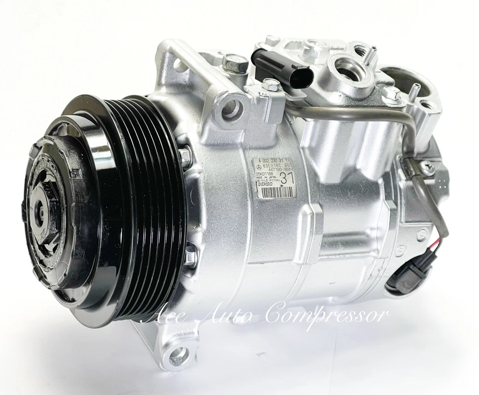 Compresor de aire acondicionado Mercedes Benz E350 Reman 2010-2012 año de garantía. Foto 2 de 2