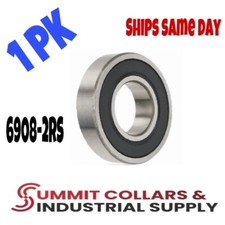 6908-2RS Ball Bearing 40x62x12mm Rubber Sealed Premium (1 PK)