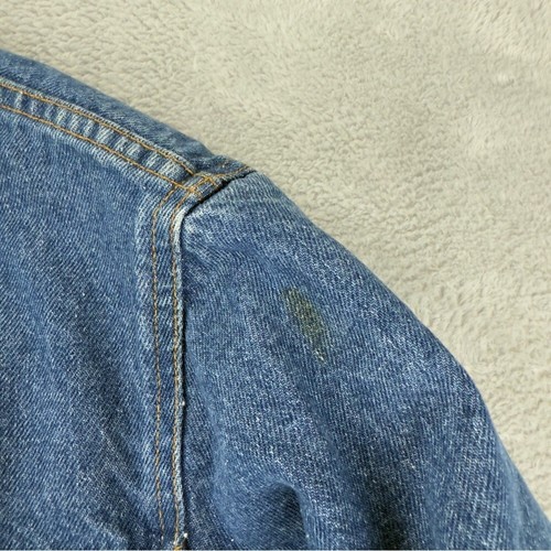 VTG Canyon Creek Storm Rider Blanket Lined Denim Trucker Jacket Men's Sz Medium - Bild 9 von 12