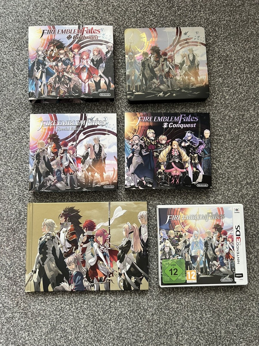 Fire Emblem Fates Special Nintendo 3DS Game + 3 Slipcases Bonuses