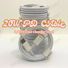Wholesale PD Fast Charger USB C to Type C Cable Cord For 11 12 13 14 Pro XR iPad