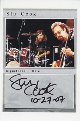 Stu Cook   Signed Laser Photograph