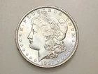 1887-P $1 MORGAN SILVER ONE DOLLAR GEM BU