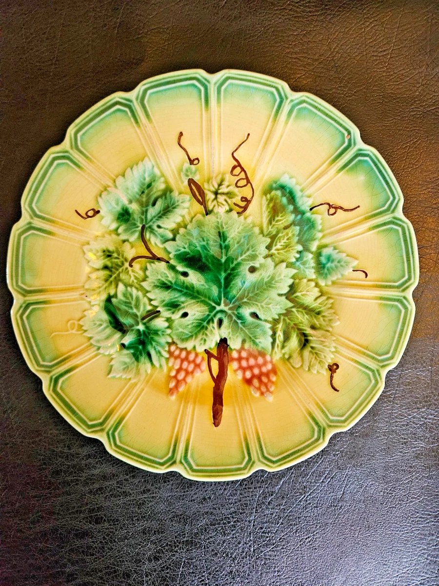 Sarreguemines Plate In French Art Pottery for sale | eBay