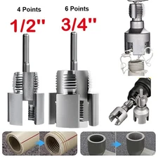 Integrated Internal External Pipe Threading Tool For 1/2'' 3/4'' PVC Water Pipe