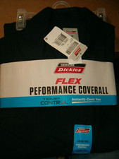 Dickies Flex Performance Coverall Temp Control Large Tall Navy Blue