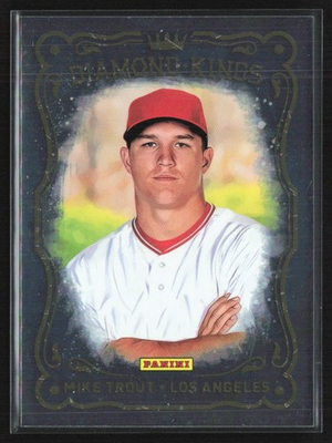 #ad Mike Trout 2012 Panini Black Friday Diamond Kings A #7 Los Angeles Angels $18.00