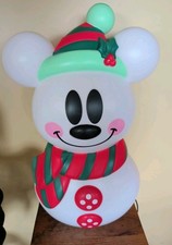 Gemmy Blow Mold Mickey Mouse Christmas Disney Light Up Decor 23"