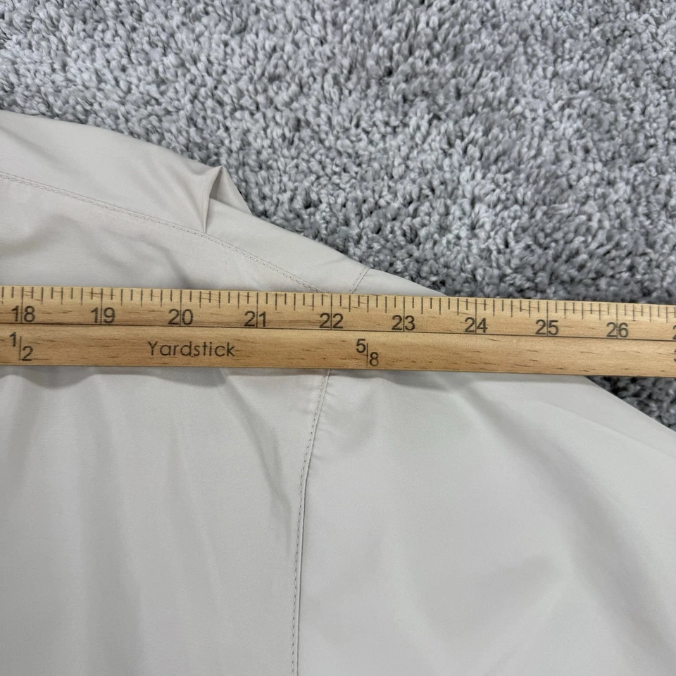 FootJoy DryJoy Wind Shirt Men’s L Beige Pullover Rain Golf Short Sleeve - Image 3 of 4