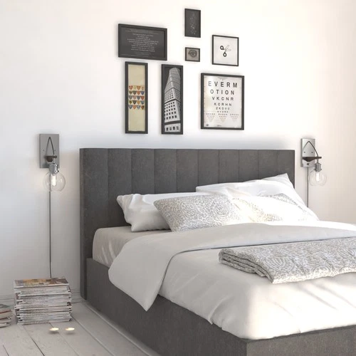 Vaxcel Lighting W0373 Avondale 16" Tall Wall Sconce - Satin Nickel / Dark - Picture 3 of 7