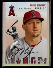 2023 Topps Chrome Platinum Mike Trout Rose Gold Refractors #/75 card