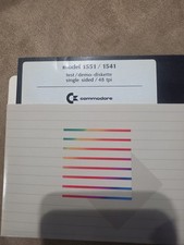 Commodore Model 1541 Test/Demo Diskette 5.25 Media