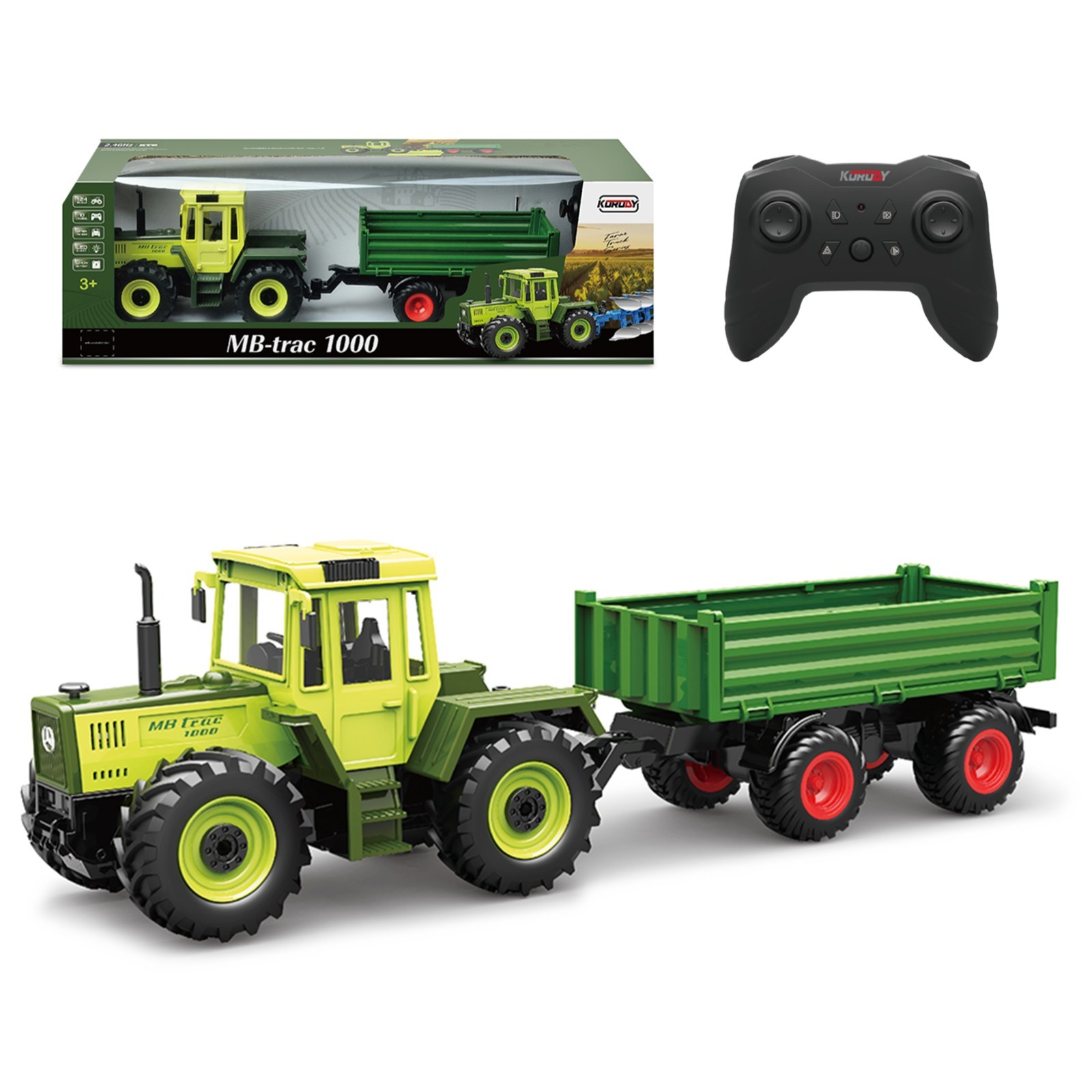 Trattore telecomandato MB-trac 1000 per bambini
