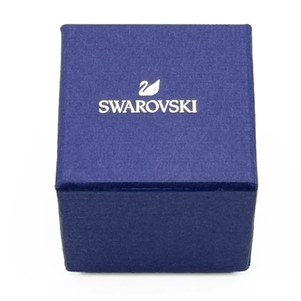 Swarovski Strass Ring dünn Gr 5,5 mit Box Schmuck Steine Damen Original - Bild 3 von 4