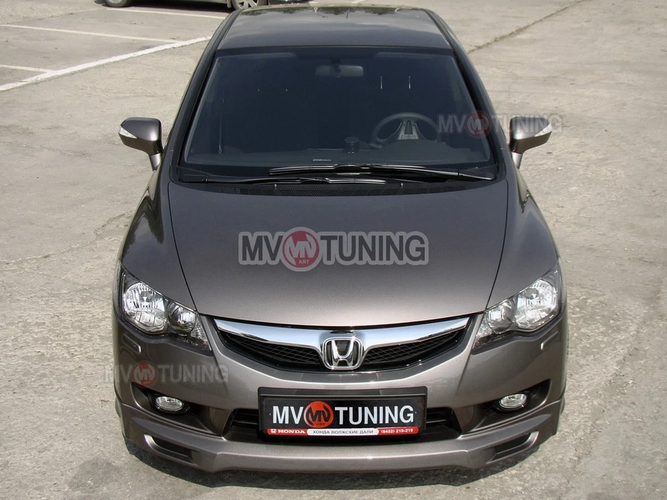Front Lip Mugen Style for Honda Civic FD6 Acura CSX 2010-12 *FREE DHL SHIPPING* - Imagem 2 de 4