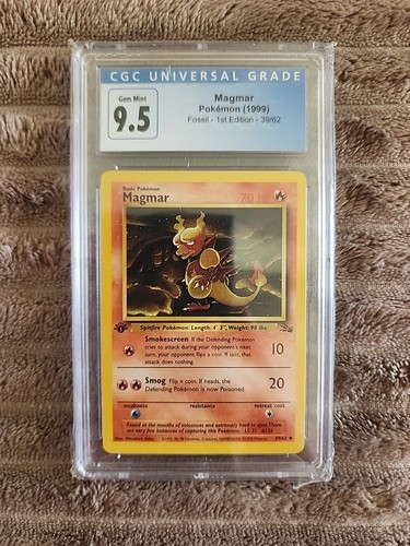 Magmar (1st Edition) graded BGS 9.5 for sale on eBay