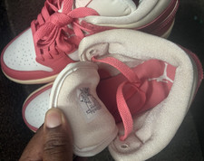 Jordan Air Jordan 1 Mid Top Women s Pink  Iri...