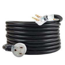 50FT 220V 50AMP Welder Extension Cord, 8 Gauge Heavy Duty Industrial NEMA 6-50 W