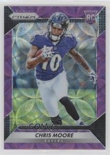 2016 Panini Prizm Rookie Purple Scope Prizm 18/99 Chris Moore #282 3c7