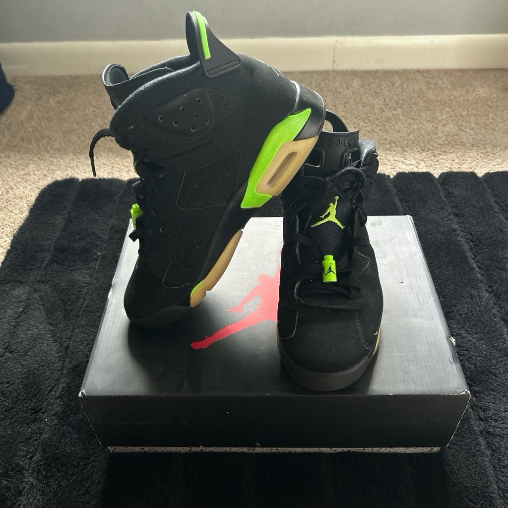 Jordan Air Jordan 6 Retro Electric Green Black/Electric Green Men’s CT8529-003 View 3