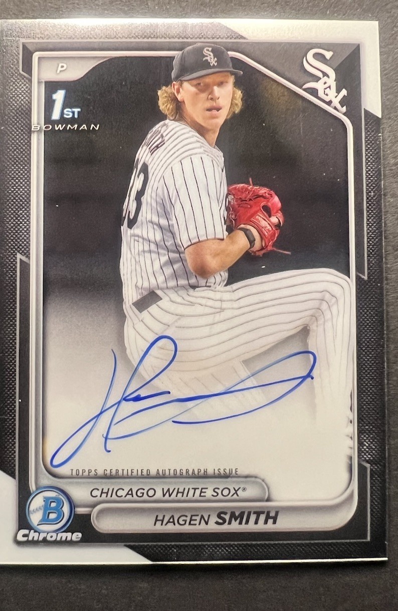 2024 Bowman Draft Hagen Smith Chrome Auto 1st