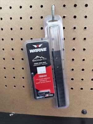 Warne XP Tactical Ruger American Centerfire Short Action 1 Piece Rail 7684M