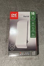 One For All SV9450 Amplified Outdoor Digital TV Aerial, White, 27.0 cm*12.1... 