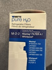 2 New Watts Pure H2O M-2-2 Refrigerator Filte...