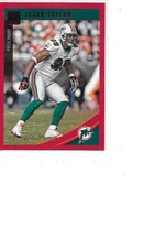 2018 Donruss Jason Taylor Press Proof Red Miami Dolphins Football Card #168