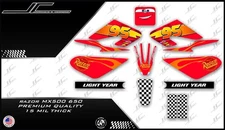 Razor MX500 MX650 graphics kit decals  THICK AND HIGH GLOSS .....