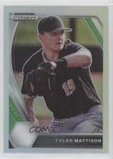 2021 Panini Prizm Draft Picks Silver Prizm Tyler Mattison #PDP104 5m1