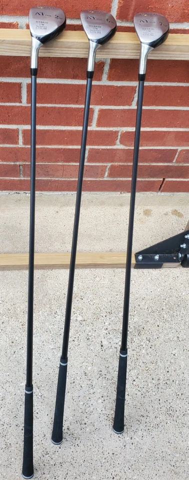 JUEGO HÍBRIDO Thomas Golf zurdo AT 705 (2h, 6h, 7h) grafito eje senior LH Foto 4 de 4