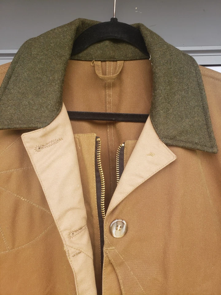 Chaqueta de caza Filson Oil Tin Cloth 2008 de colección grande nueva con etiquetas Foto 4 de 4