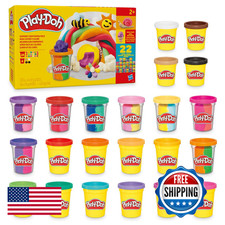 Play-Doh 22 Pack Ultimate Color Variety Bulk Assorted Colors 2 4 Ounce Modeling