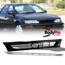 For 1996-1997 Toyota Corolla Front Bumper Upper Grille Horizontal Black Grill