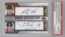 2005 Rookie Update Inspirations Dual Jeff Carter Joe Thornton PSA 10 Auto 0c3