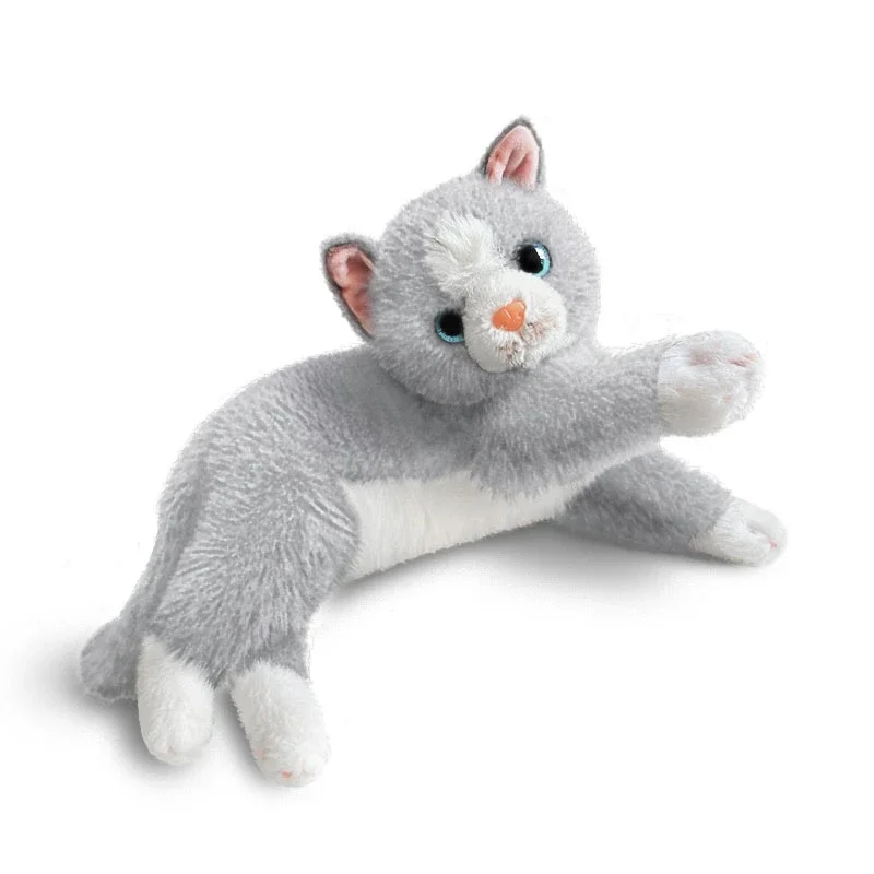 Gray Kitten Cat 15 Inch Stuffed Animal Plush Toys Toddler Doll Kids Gifts