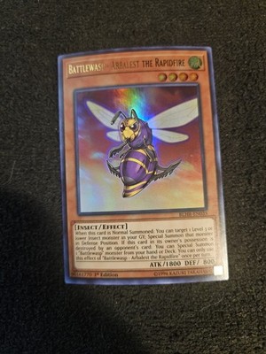 Yugioh Battlewasp - Arbalest The Rapidfire BLHR-EN035 Ultra Rare 1st Edition 