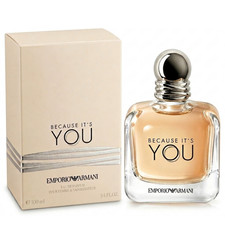 Emporio Armani Because It's You Eau de Parfum 100ml EDP Spray for Women New
