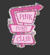 Pink Pony Club Glitter Sticker permanent vinyl decal waterproof NEW Chapel Roan