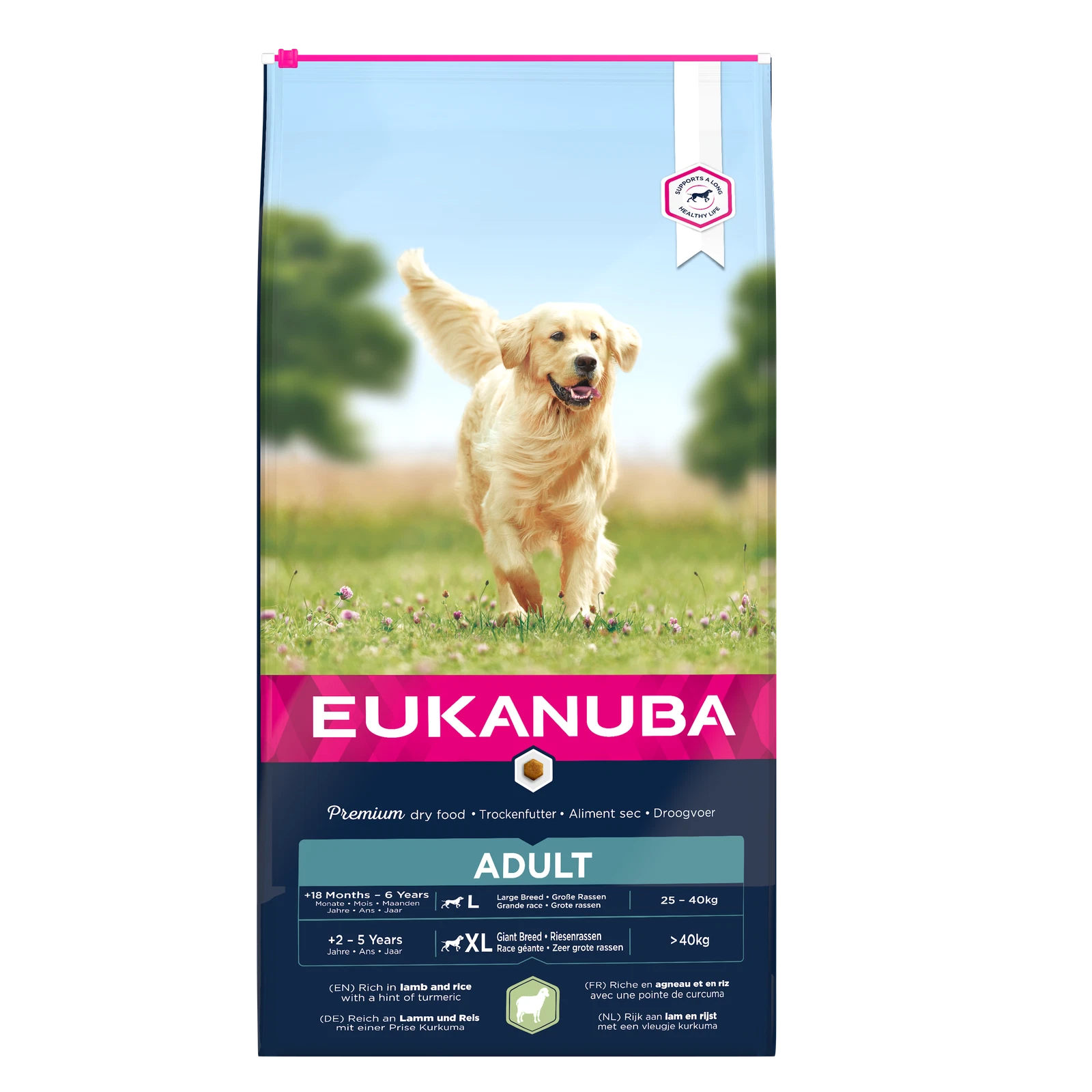 Eukanuba Large Breed Lamb & Rice Dry Dog Food - 12kg