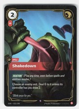Shakedown 033/298 Riftbound League of Legends Trading Card Game Origins Foil — live eBay listing
