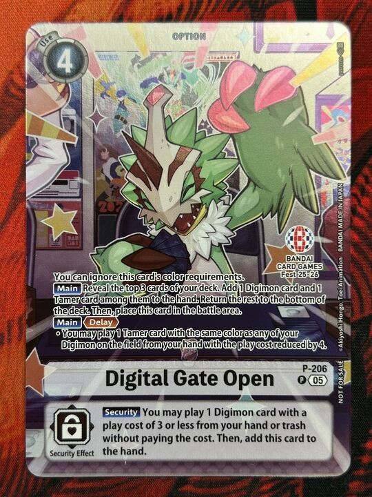 Digimon TCG - Digital Gate Open - P-206 (BANDAI Card Games Fest 25